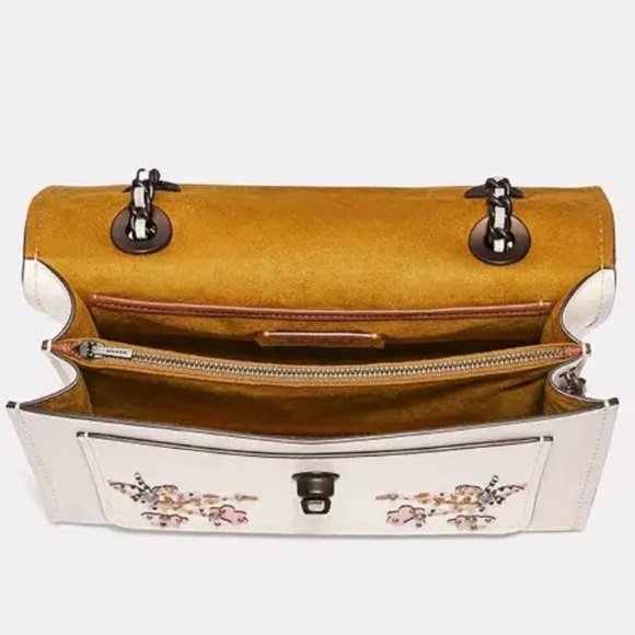 NWOT COACH PARKER WITH FLORAL EMBROIDERY‎ (sold out online) - Picture 4 of 7